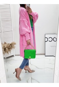 Oversize pletený sveter Rory - pink