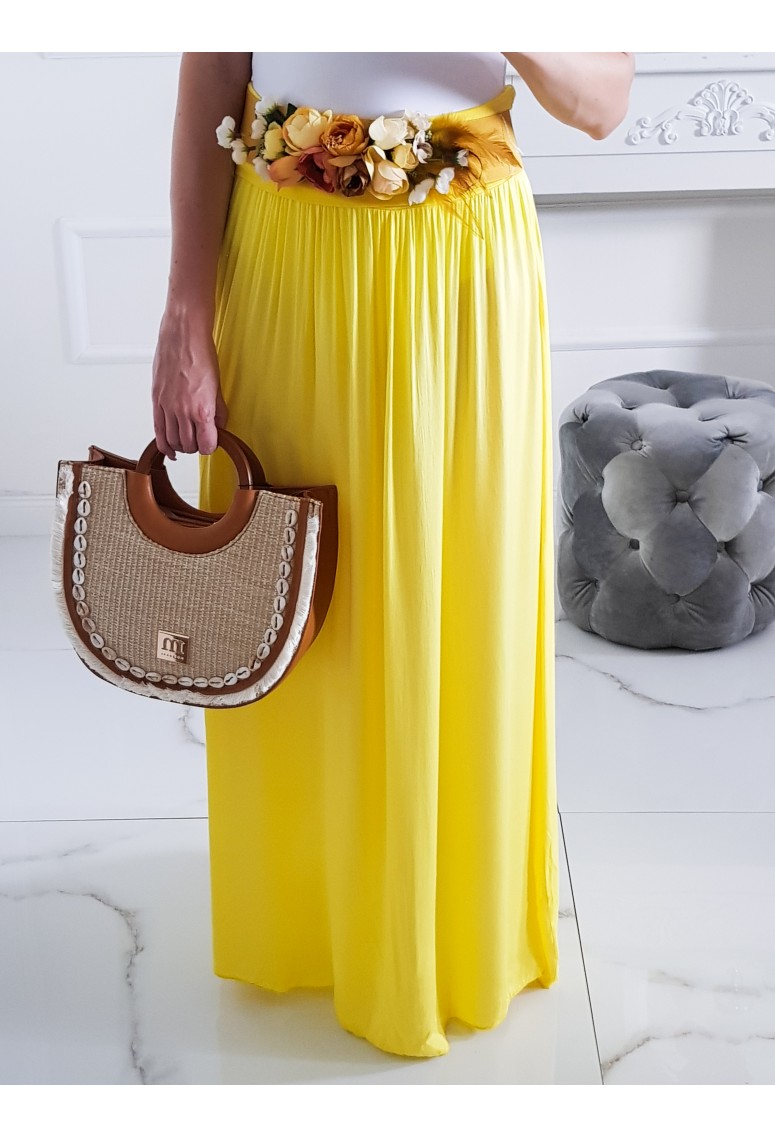 Maxi sukňa Hot Summer - žltá