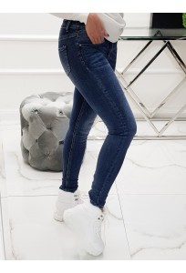 Skinny jeans Blue B - tmavomodré