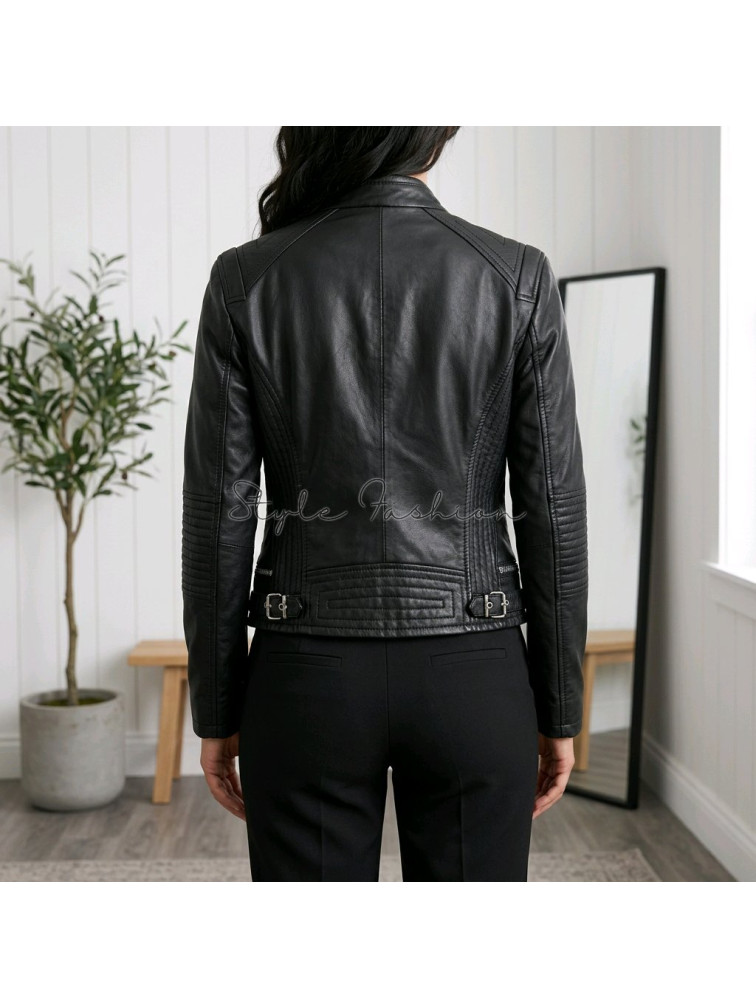 Koženková biker bunda Lessley Koženková biker bunda Lessley