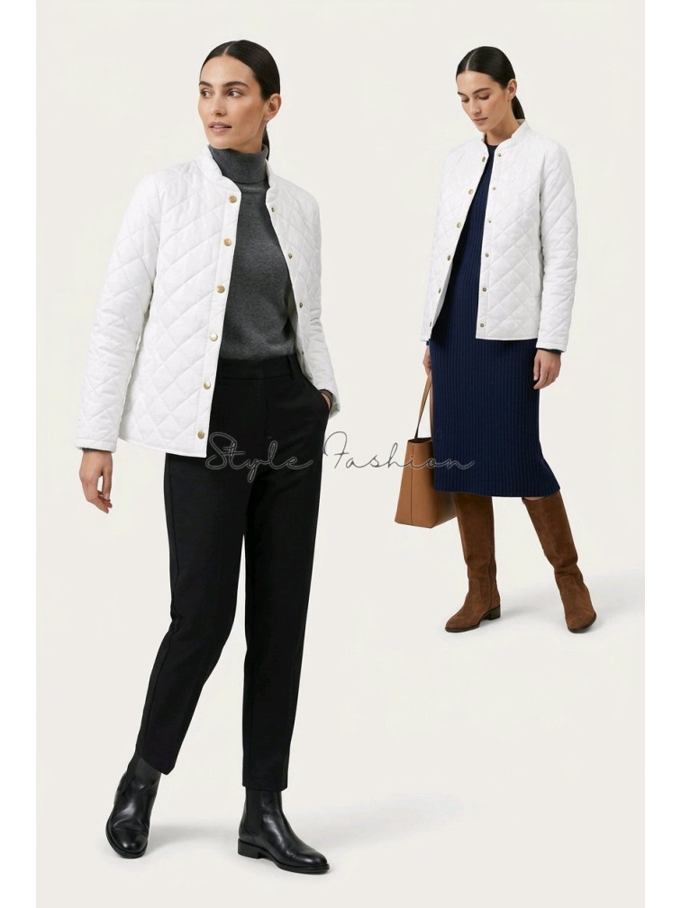 Prechodná prešívaná bunda whitte Prechodná prešívaná bunda whitte