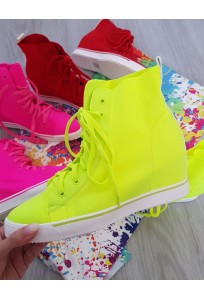 Voňavé Sneakers tenisky - neon žlté